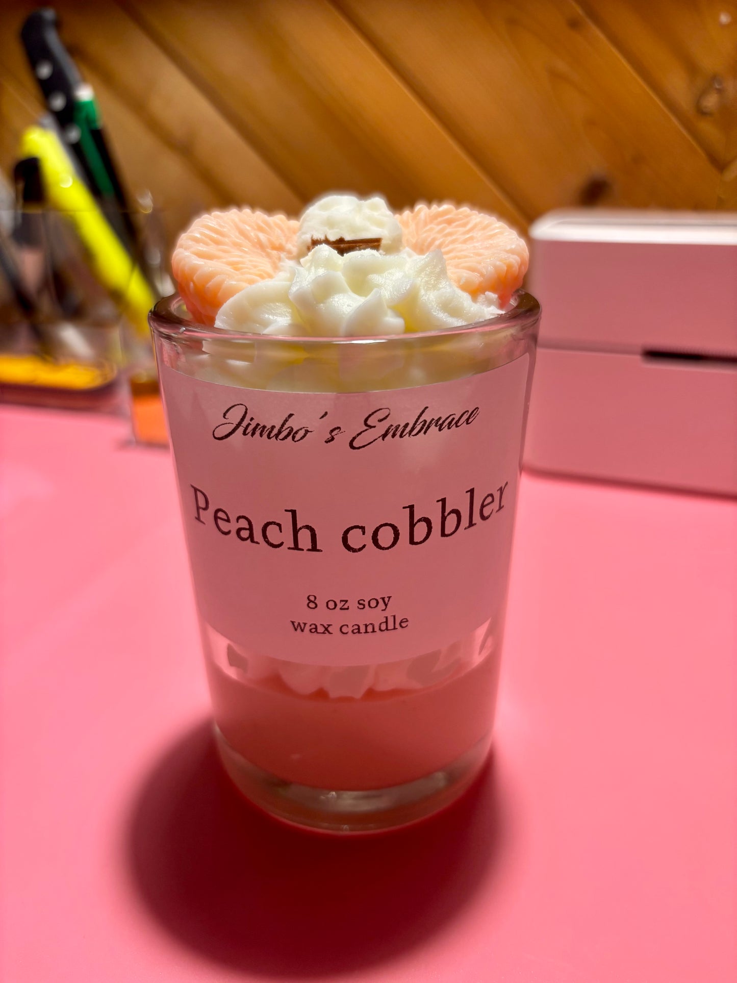 Peach cobbler 8oz