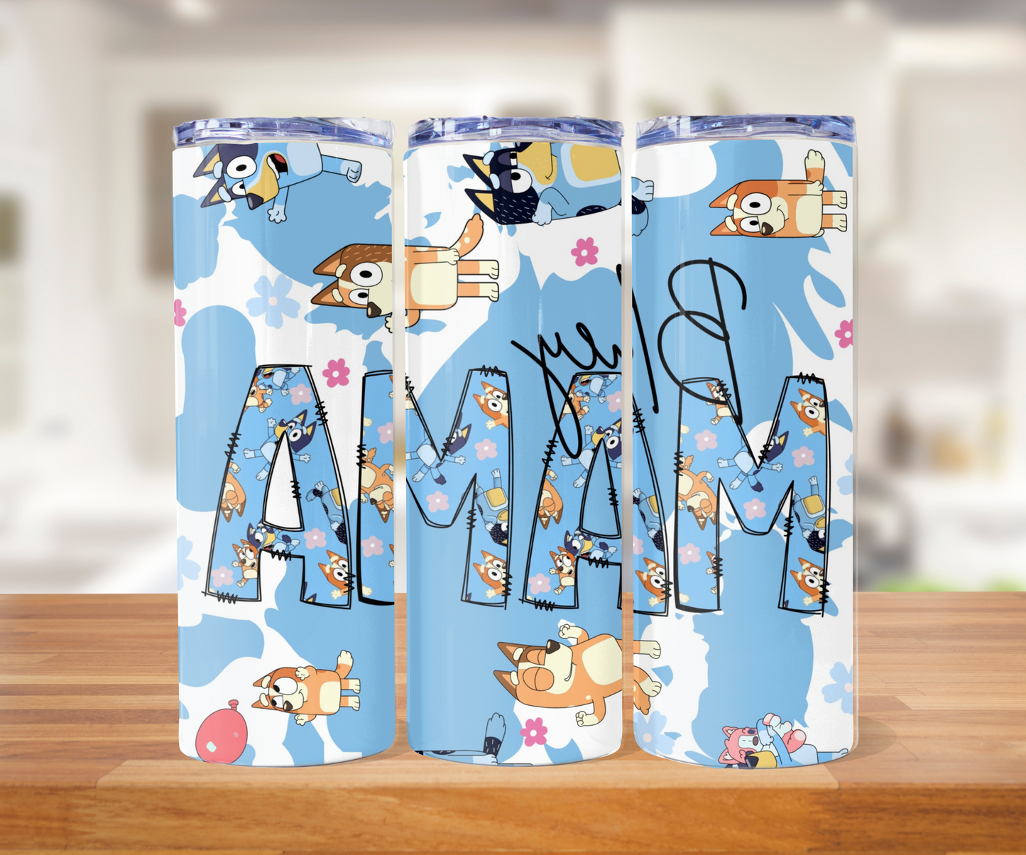 20 ounce Bluey mama Tumblr