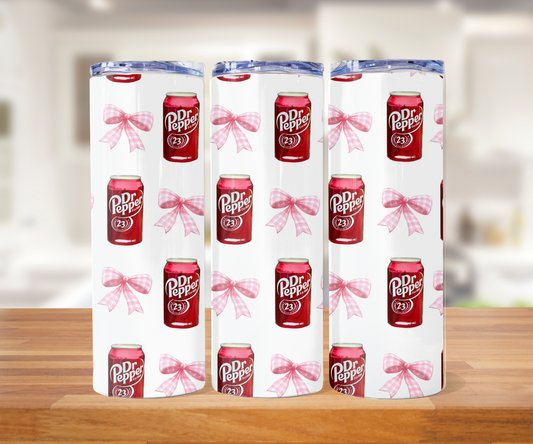Dr Pepper,pink bows