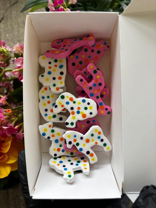 Animal cookie magnets