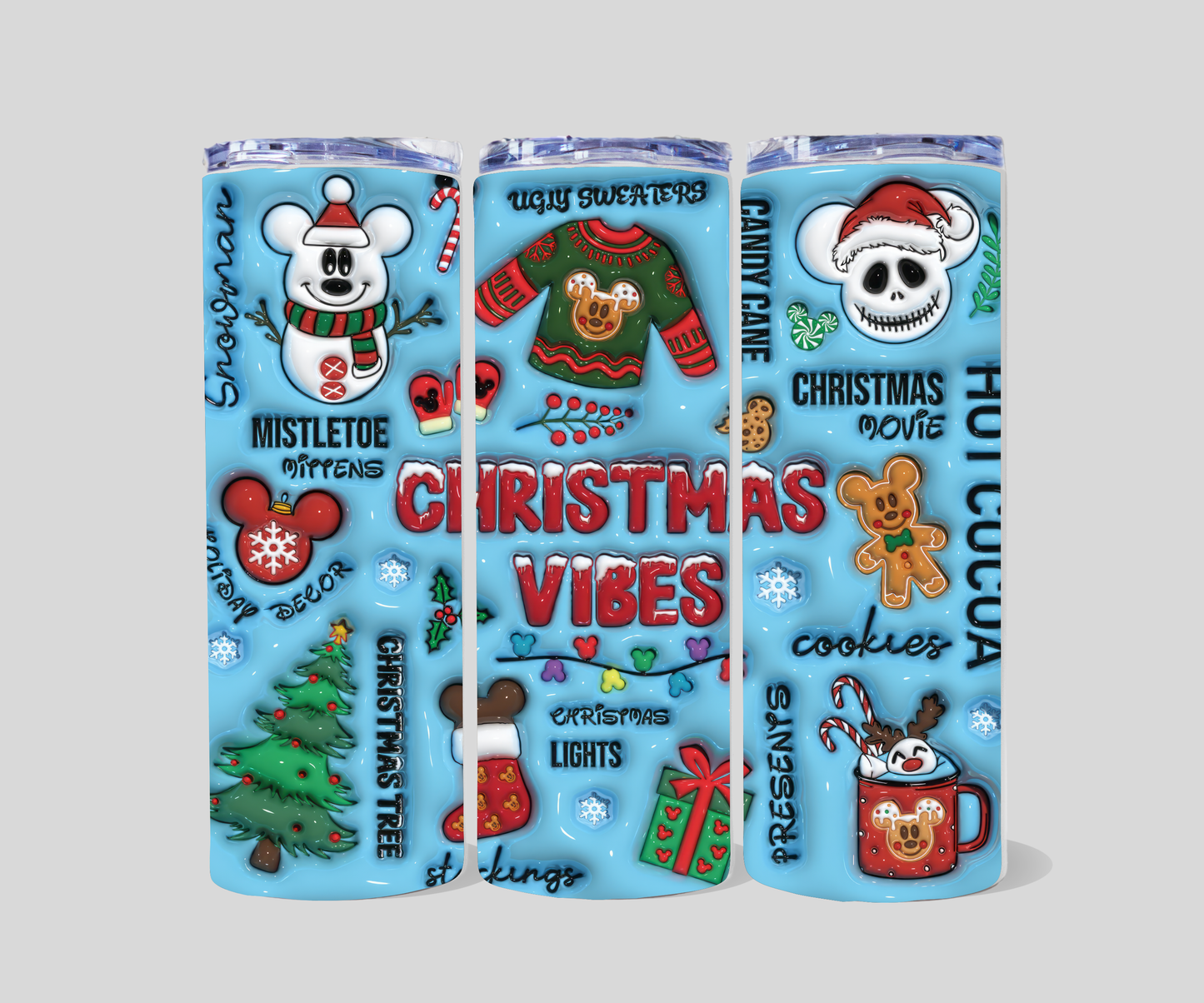 20 oz Christmas tumblers