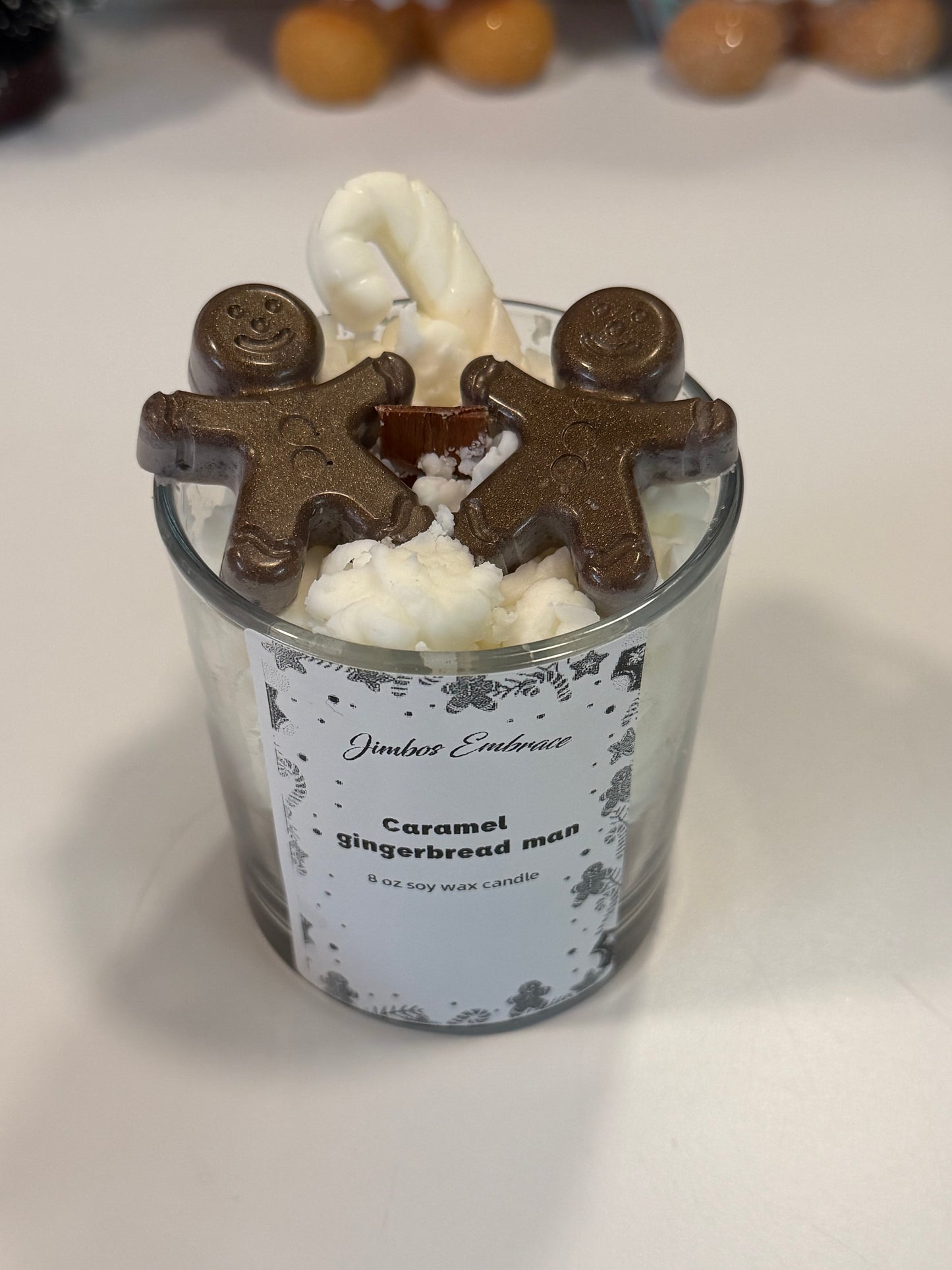 Caramel gingerbread man