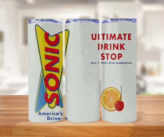 Sonic Styrofoam cup design Tumblr