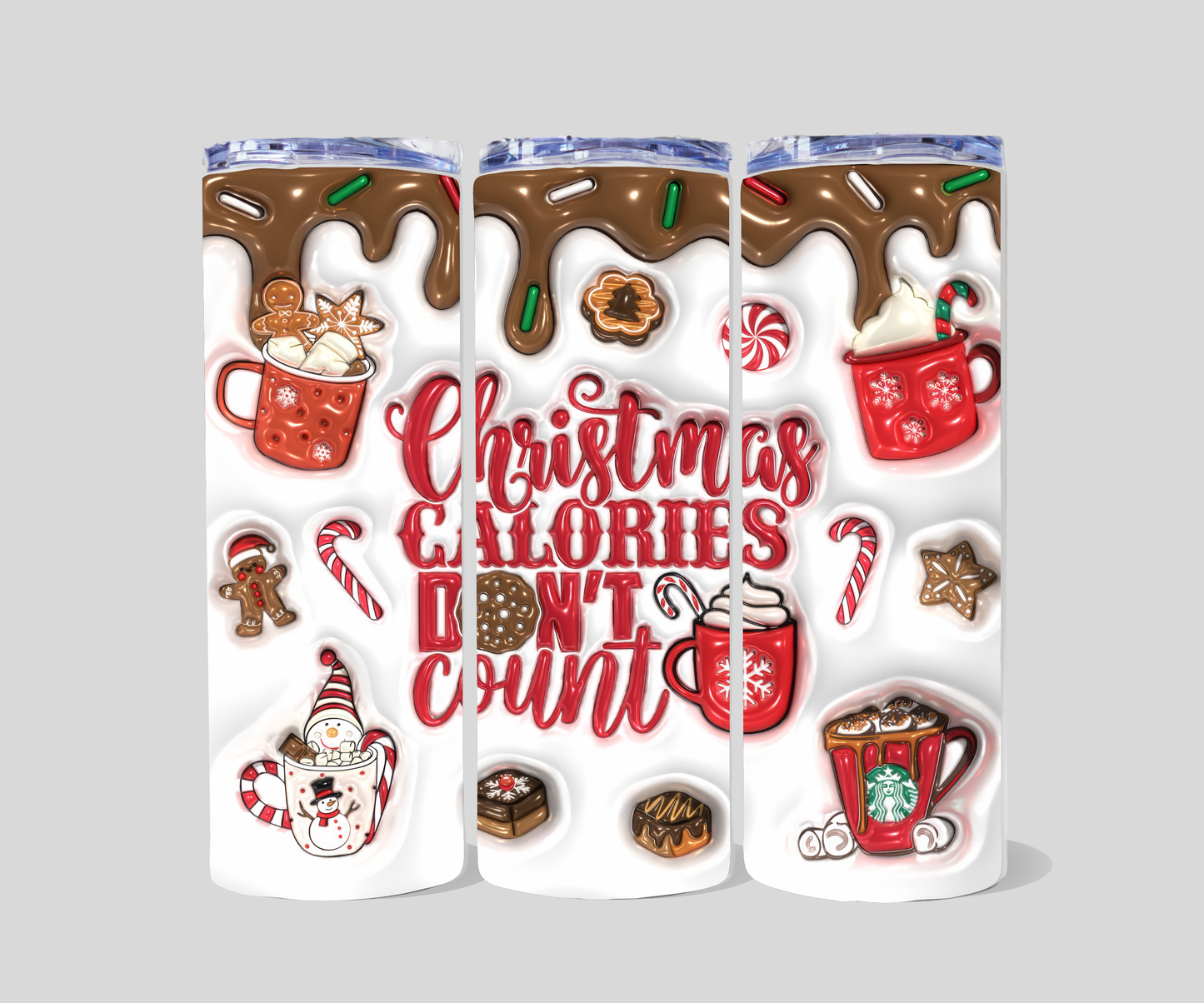 20 oz Christmas tumblers