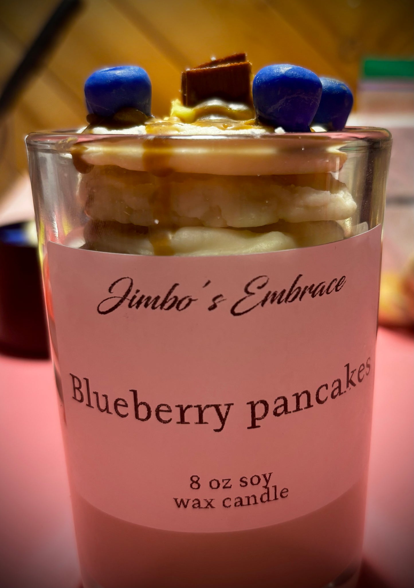 Blueberry pancakes
