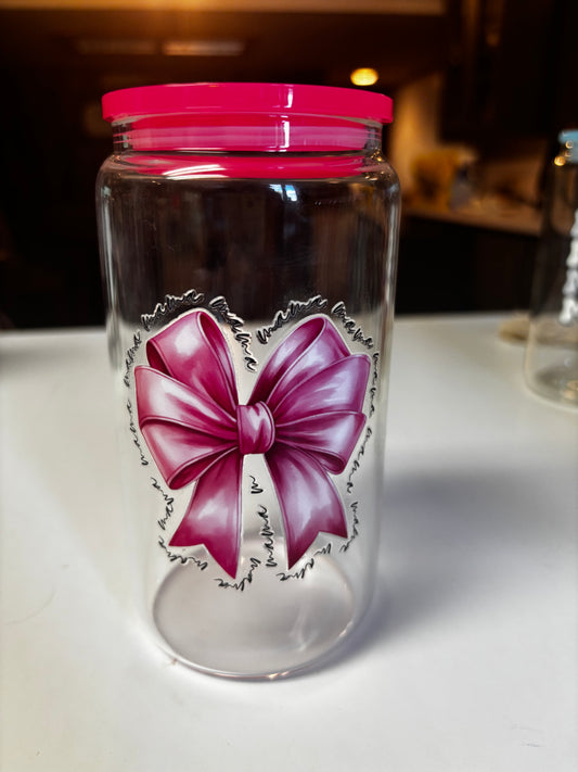 16 Oz glass mama cups
