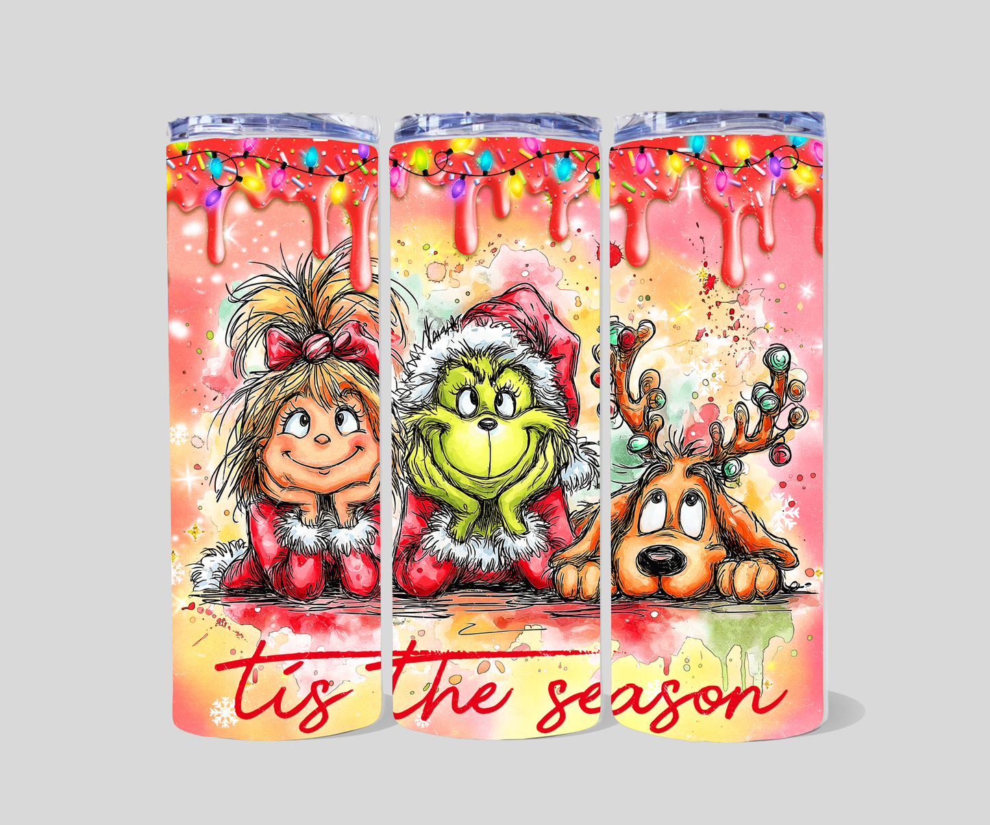 20 oz Christmas tumblers
