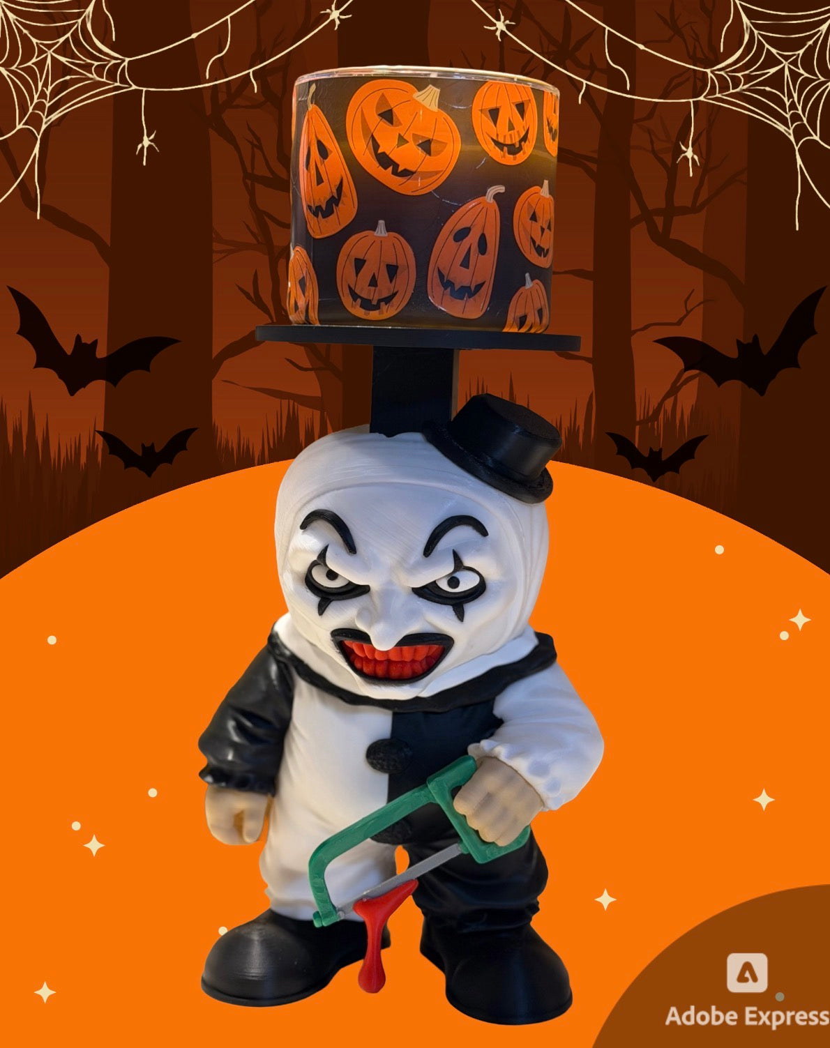 Halloween candle stand / bbw soap holder