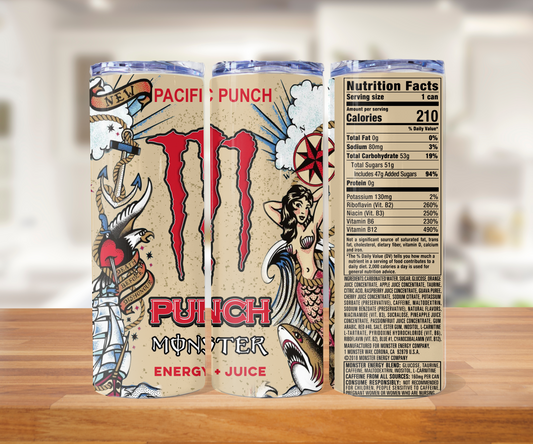 20 oz monster can tumbler