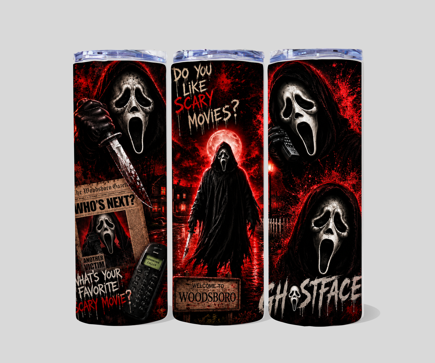 20 oz Halloween tumblers