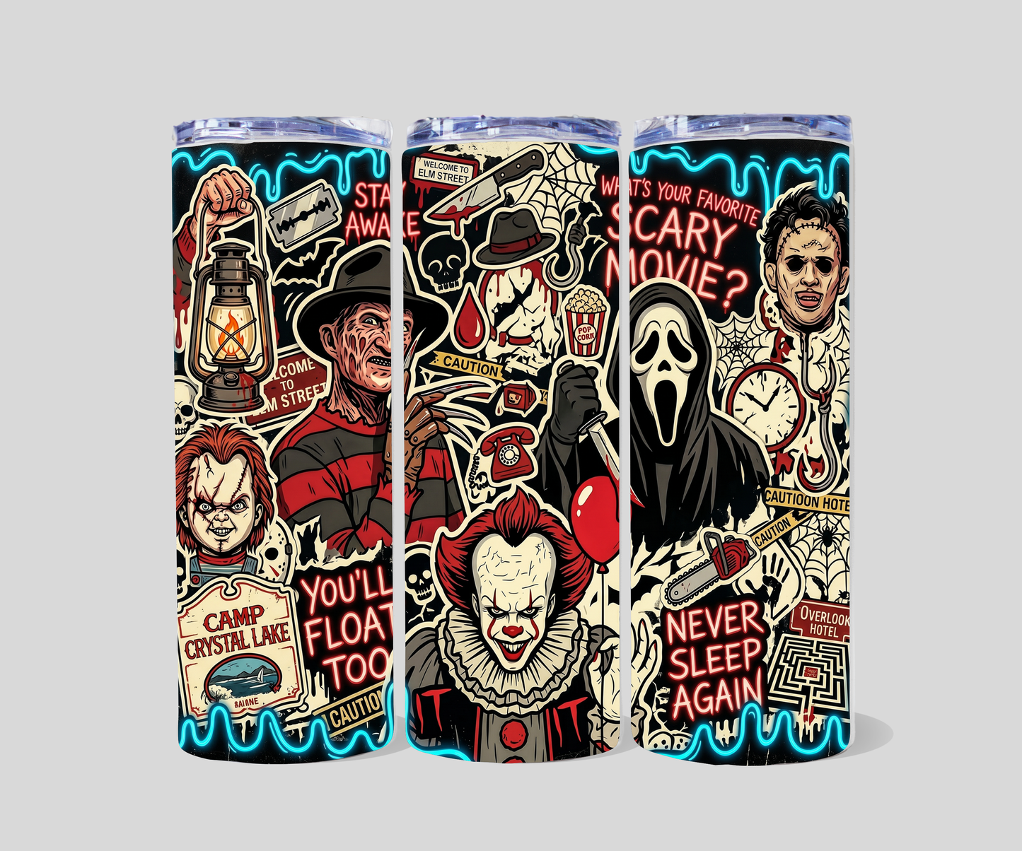 20 oz Halloween tumblers