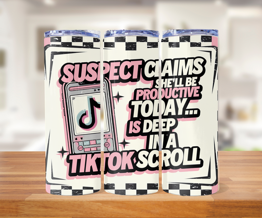 TikTok 20 oz tumbler