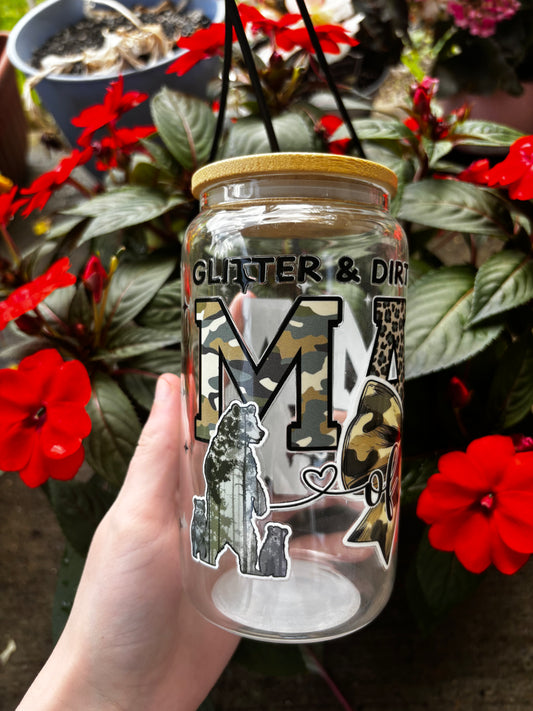Glitter and dirt mama of both